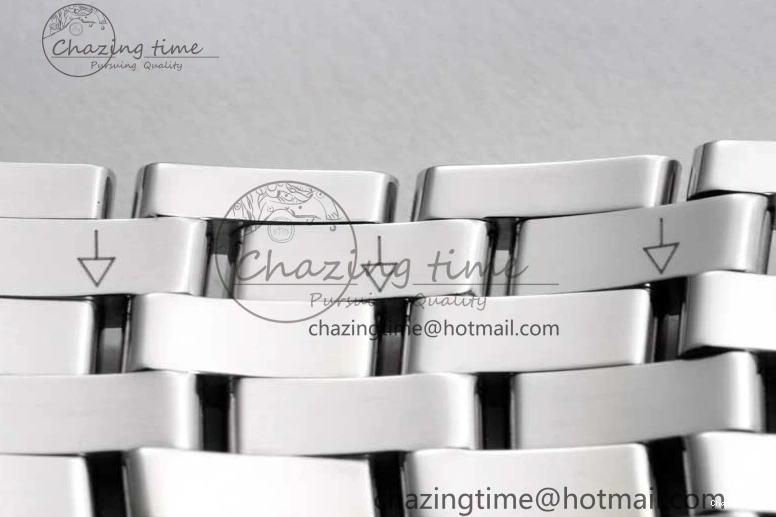 0107 Casual De Ville SS DIWF 1:1 Best Edition White Dial RG Markers on SS Bracelet MIYOTA 7847